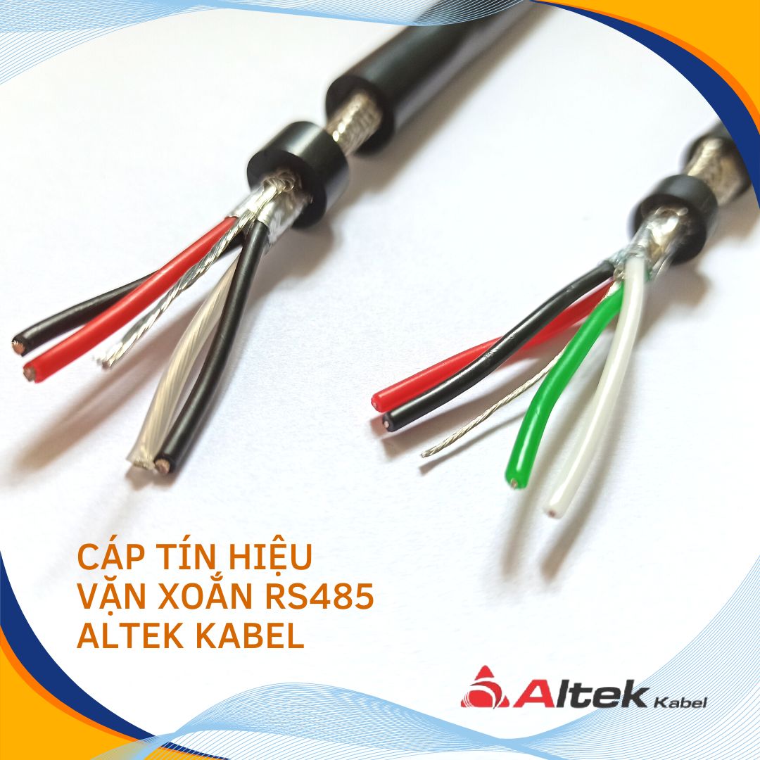 Cáp tín hiệu RS485 chống nhiễu 2 lớp ALTEK KABEL