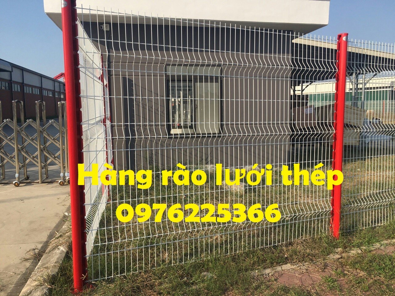 Hàng rào lưới thép phi 5a50x150, phi 5a50x200