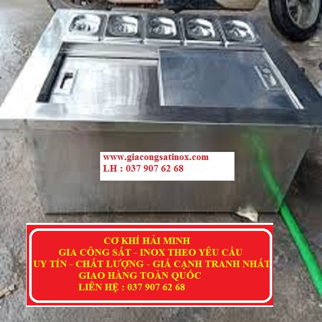 Gia công thùng đá inox giá rẻ nhất TPHCM