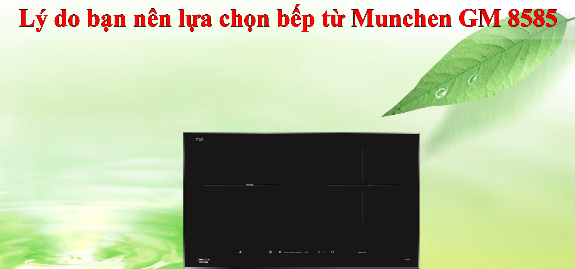 Lý do bạn nên lựa chọn bếp từ Munchen GM 8585