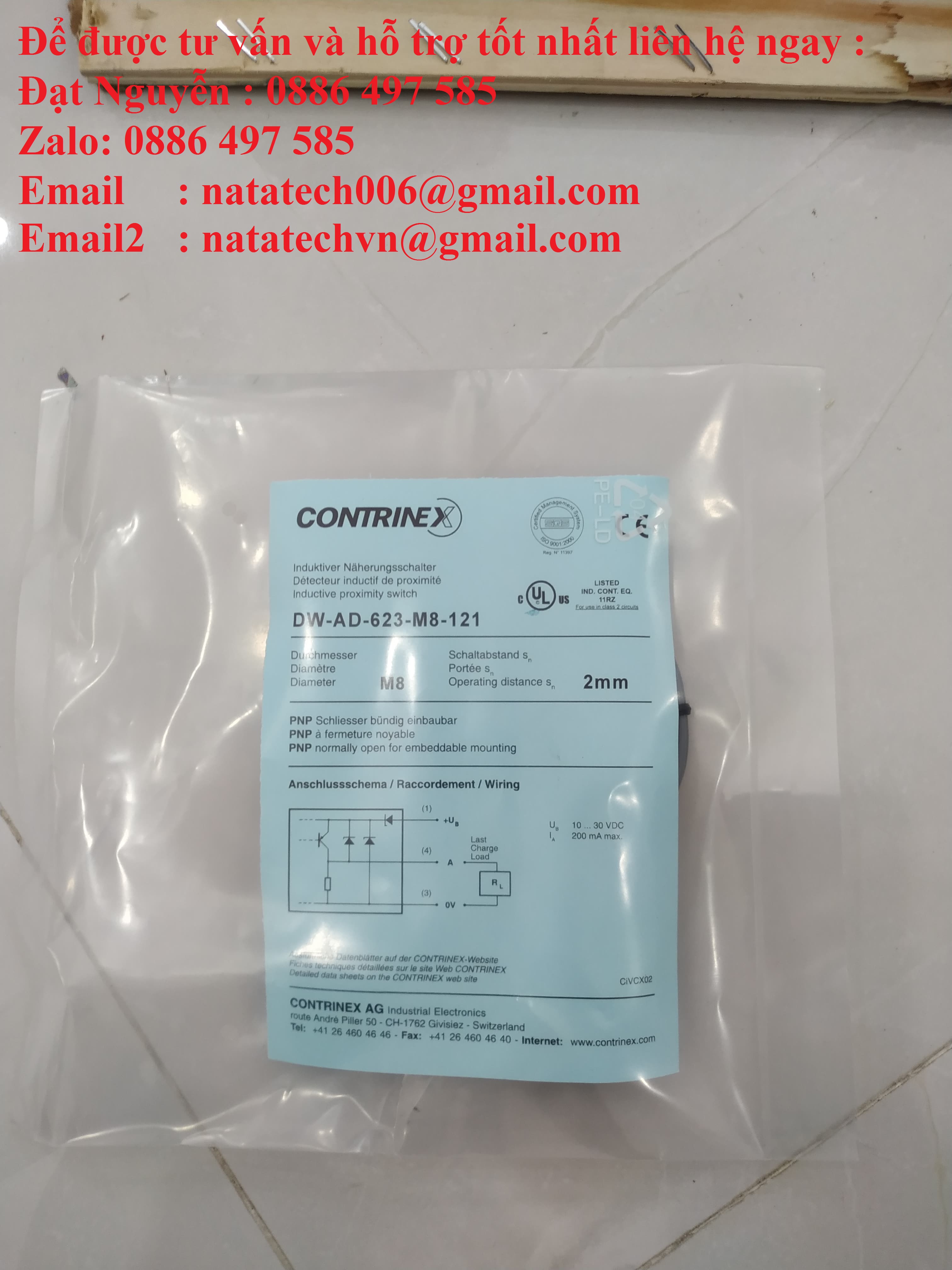 DW-AD-623-M8-121 -( Cảm Biến ) - Contrinex