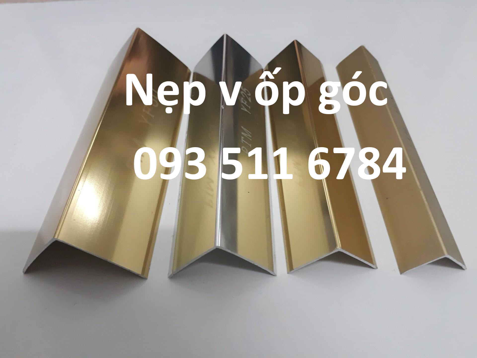 Nẹp V góc cạnh tường - Nẹp V inox 304 - Nẹp V hợp kim nhôm