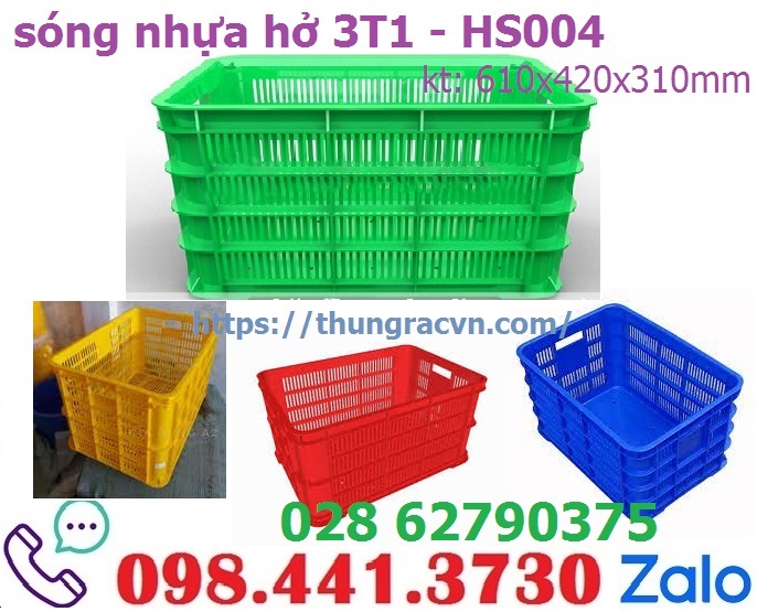 Sóng nhựa hở 3T1 (hs004)