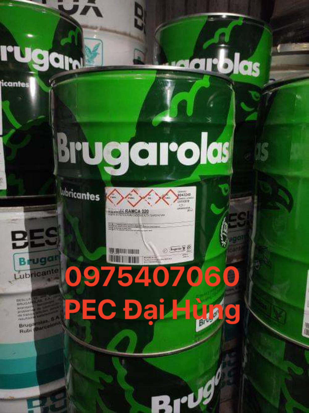 Dầu xích chịu nhiệt Brugarolas Beslux RamCa 320