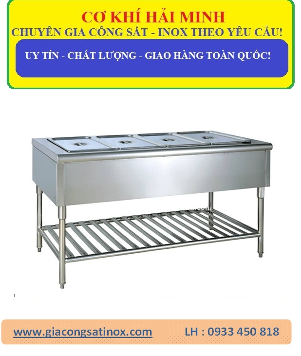 Tủ hâm nóng 4 khay inox hải Minh