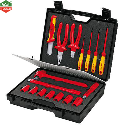 Bộ dụng cụ cách điện VDE 1000V Compact Tool Case Knipex 17 chi tiết