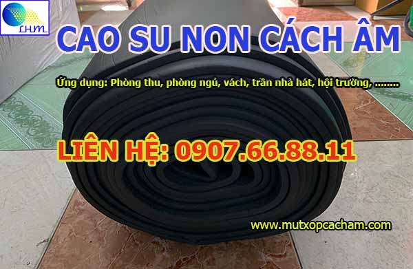 cao su non cách âm chống ồn