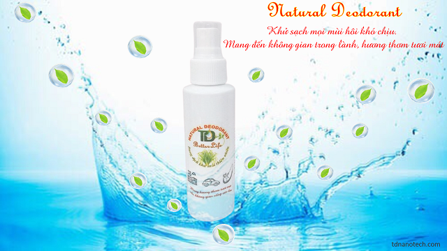 Dung dịch khử mùi thiên nhiên - Natural Deodorant