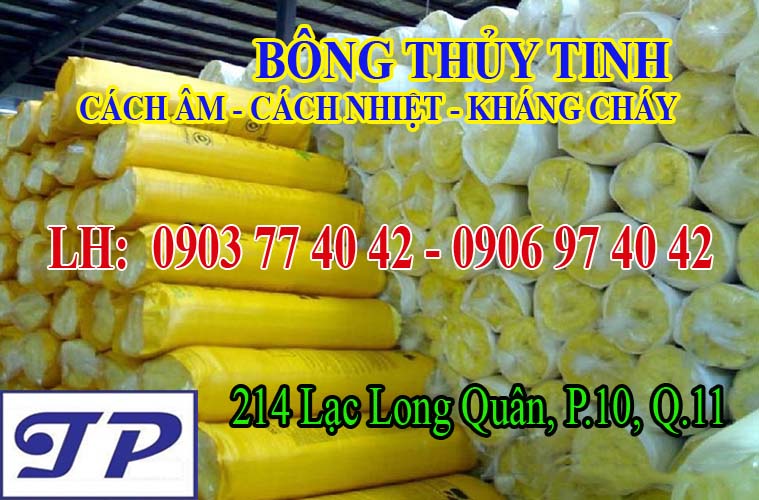 Bông thủy tinh cách âm cách nhiệt