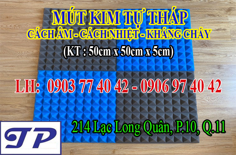 Mút cách âm kim tự tháp