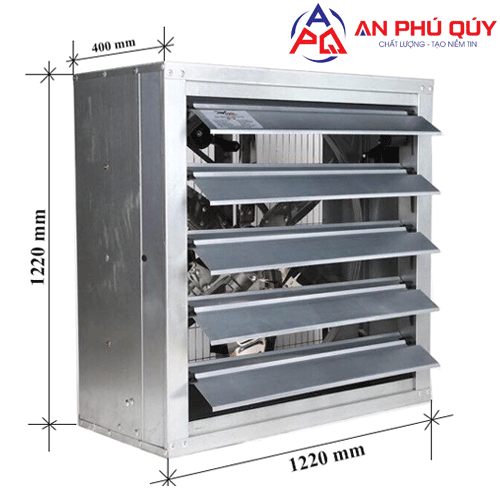 Quạt thông gió nhà xưởng vuông 1220x1220