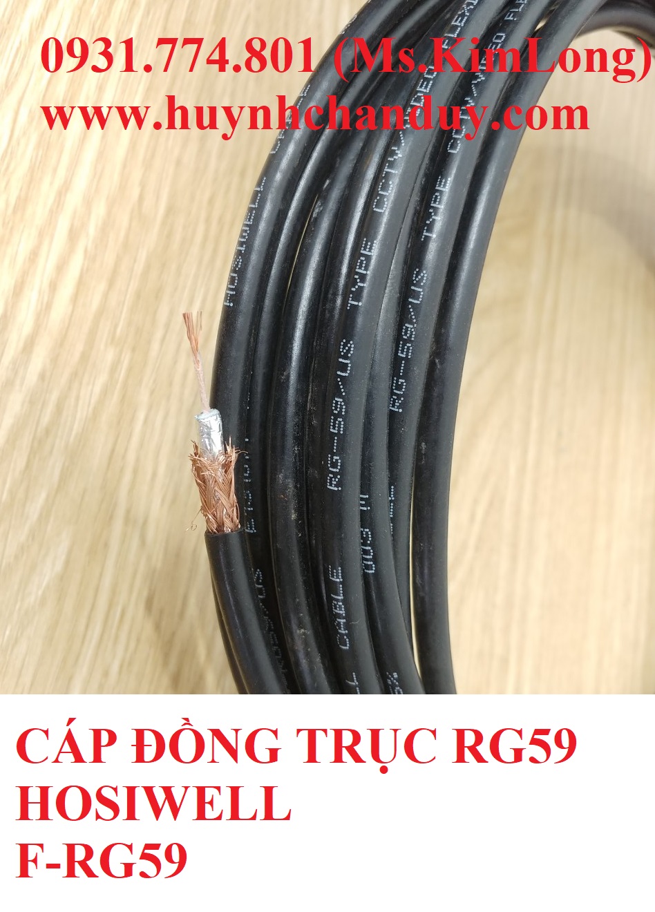 Cáp đồng trục mềm thang máy RG59 chống nhiễu