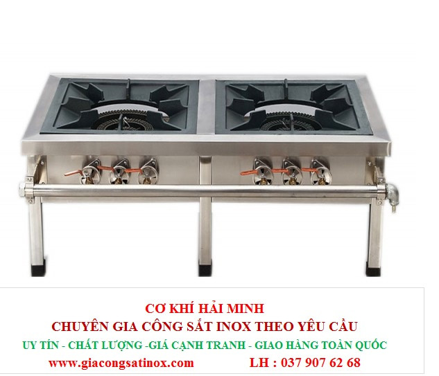 Bếp ga công nghiệp 2 họng tại thành phố Hồ Chí Minh địa chỉ cung cấp tốt