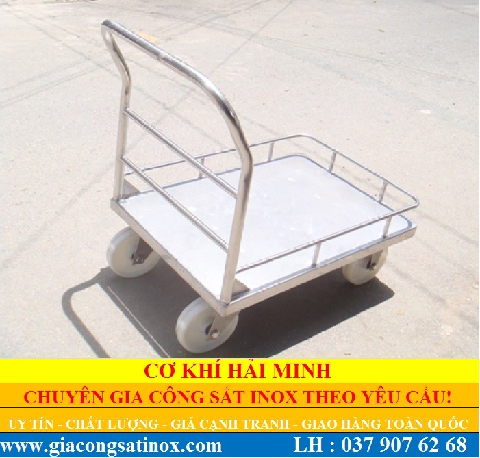 Địa chỉ gia công xe đẩy hàng siêu thị tốt tại HCM