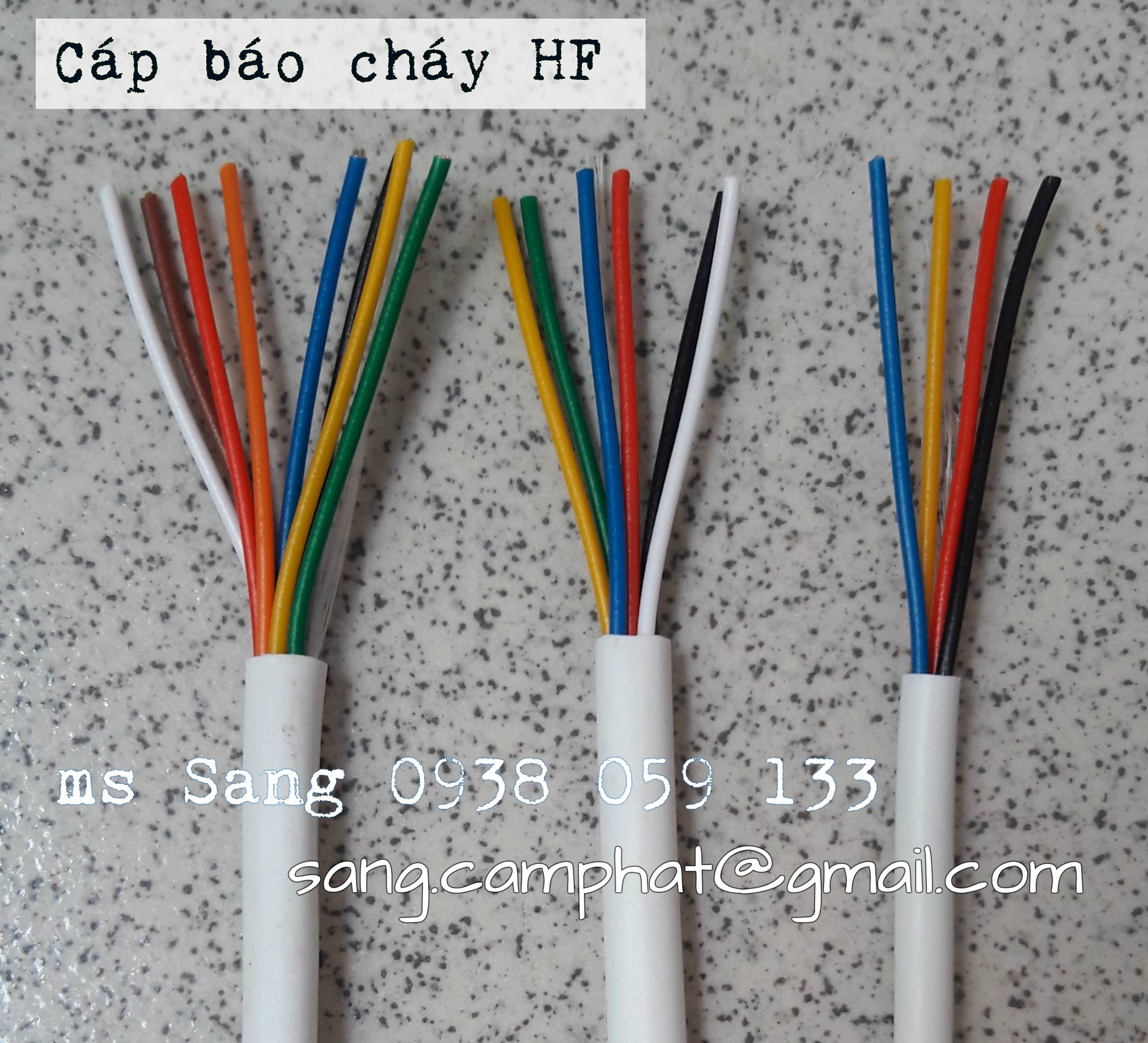 Cáp báo cháy 4 x 0.22mm / 6 x 0.22mm / 8 x 0.22mm