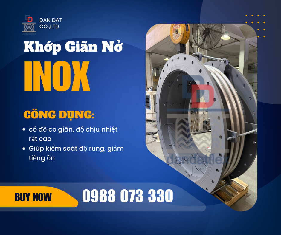 Khớp giãn nở ống khói máy phát điện, Khớp giãn nở nhiệt bằng vải, Khớp bù trừ giãn nỡ - giá tốt