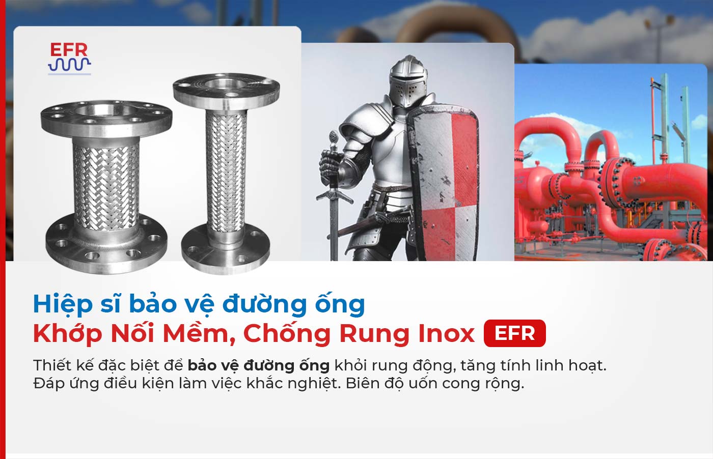 Khớp nối mềm inox EFR