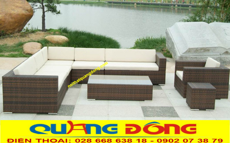 sofa giả mây QD-613