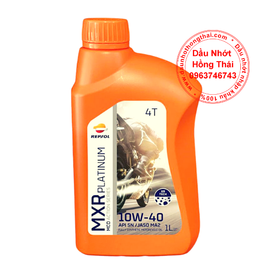 Dầu nhớt xe côn tay Repsol MXR Platinum 10W40 SN/MA2