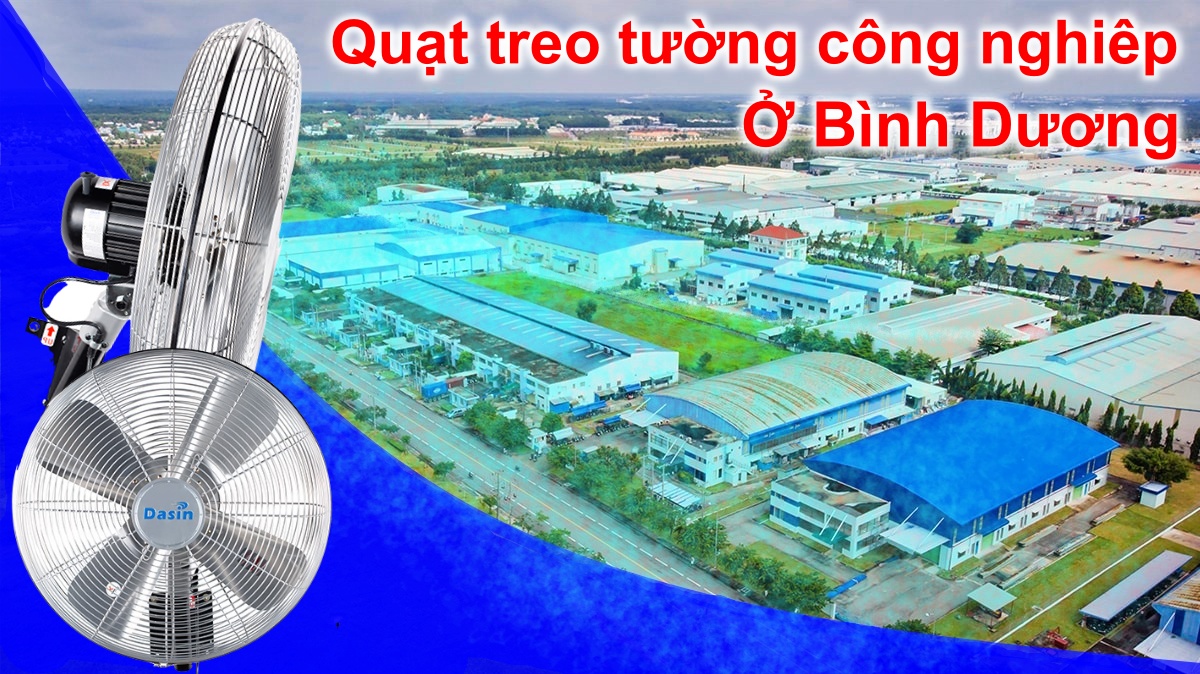 Quạt treo tường công nghiệp ở Bình Dương