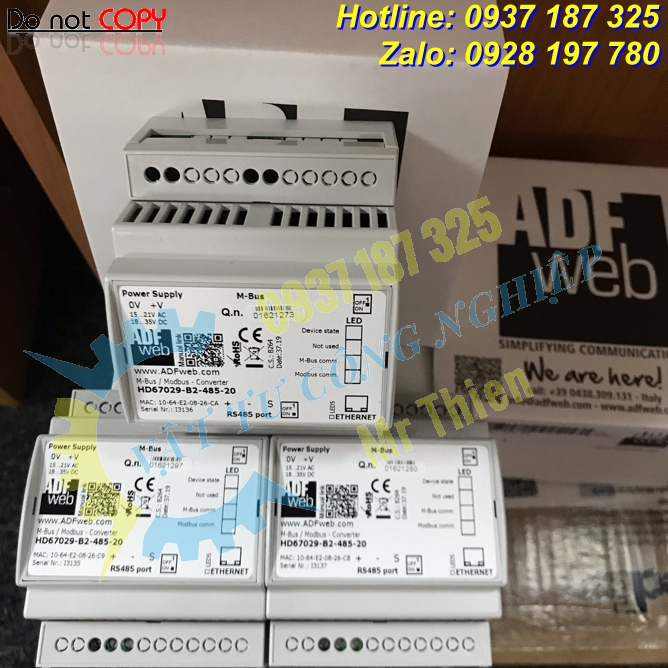 HD67029-B2-485-20 , Bộ chuyển đổi Mbus sang RS485 , ADFweb Vietnam , Đại lý phân phối ADFweb tại Việt Nam