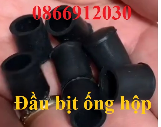 Nắp bịt sắt hộp, Nút cao su tròn ống phi 8