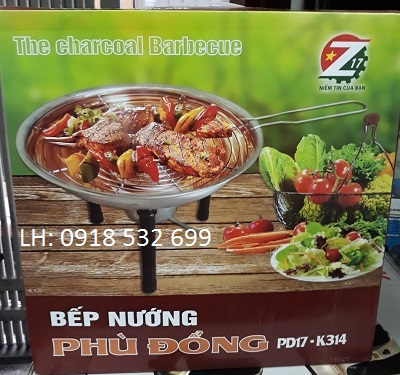 Bếp nướng than hoa Phù Đổng PD17-K314