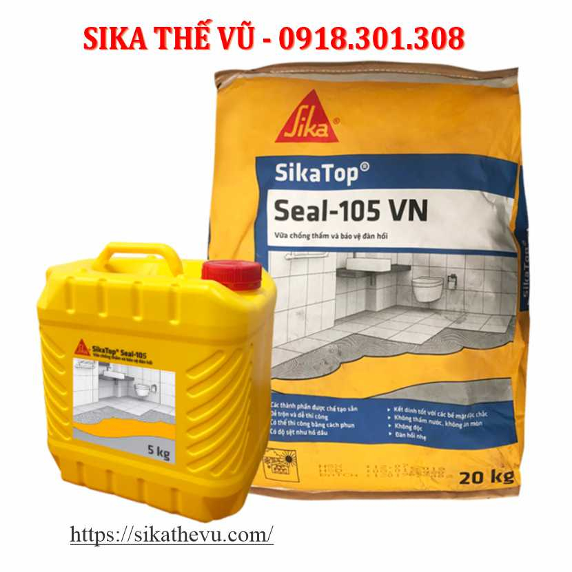 Sikatop Seal 105 Chống Thấm Chất Lượng Tốt _Sika Thế Vũ_Cần Thơ