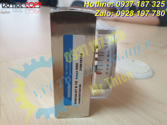 RVM/UA-2/7 G 1/2 , Meister Vietnam , 10AM2007XG15S , Van đo lưu lượng,