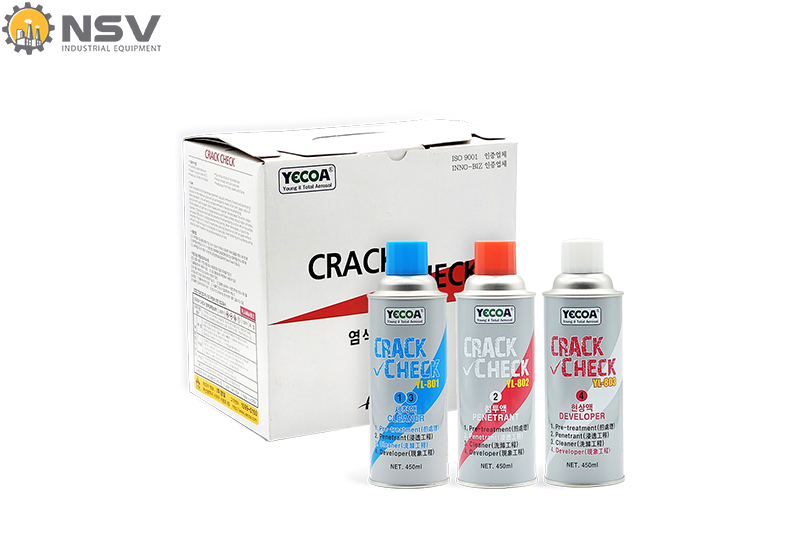 Bộ dung dịch kiểm tra vết nứt YECOA – Hàn Quốc