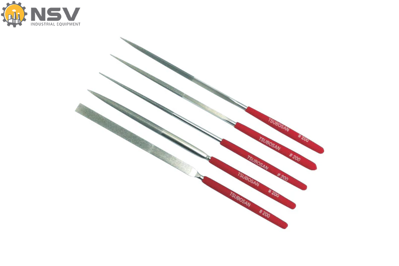 Bộ giũa kim cương DSST0520 (#200)(5 cái/bộ) TSUBOSAN - Nhật Bản