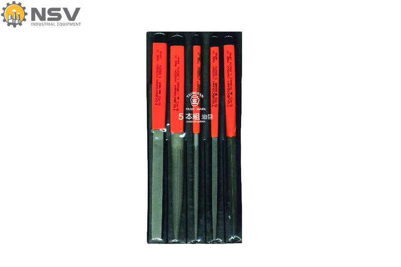 Bộ giũa kim loại ST00504 (5 cái/bộ) TSUBOSAN - Nhật Bản
