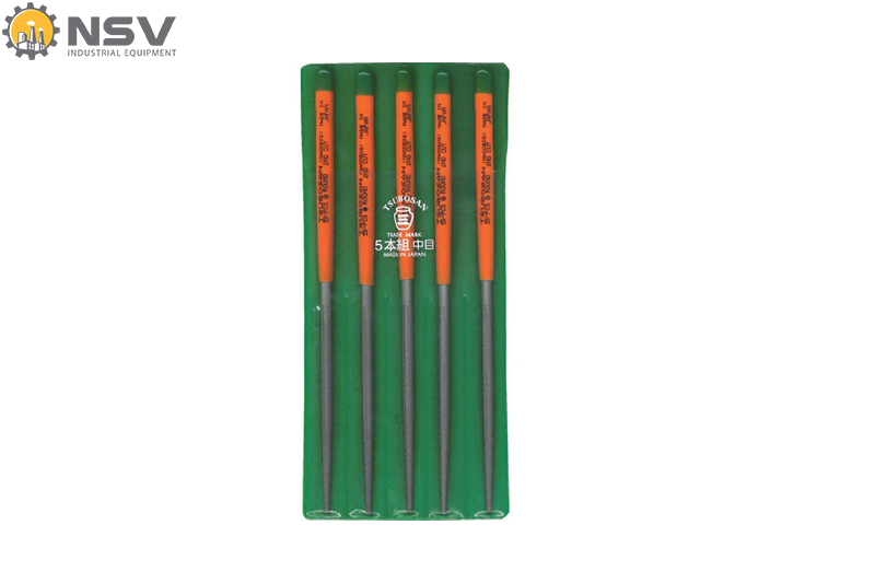 Bộ giũa kim loại tròn MA00502 (5 cái/bộ) TSUBOSAN - Nhật Bản