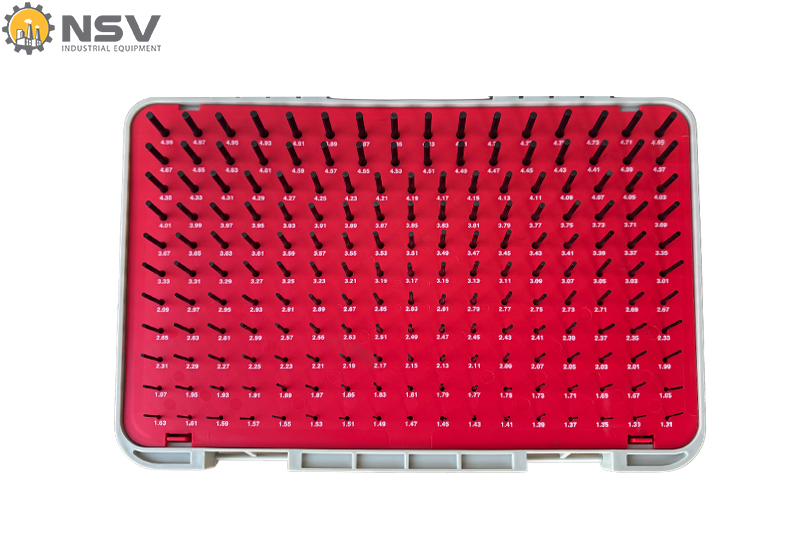 Bộ pin dưỡng kiểm lỗ, đường kính 1.31~4.99mm, khoảng cách 0.02mm Vermont Gage - Mỹ