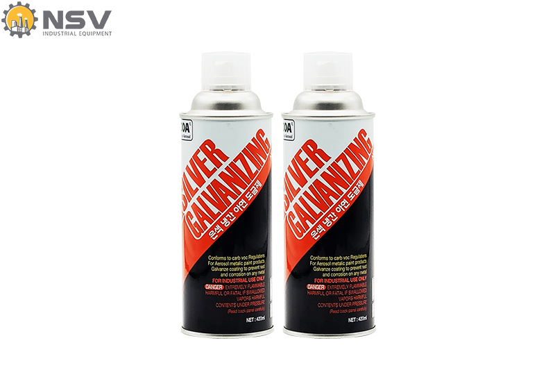 Sơn xịt mạ bạc chống gỉ YL-501S YECOA – Hàn Quốc