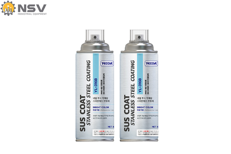 Sơn xịt phủ thép không gỉ SUS Coat YL-316B YECOA – Hàn Quốc