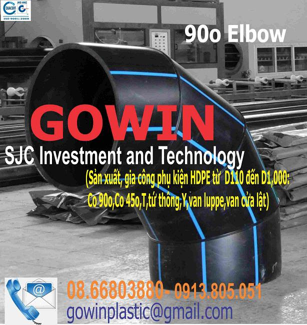 Co 90° HDPE D800_0913805051(Công ty CP ĐT&CN Gowin)