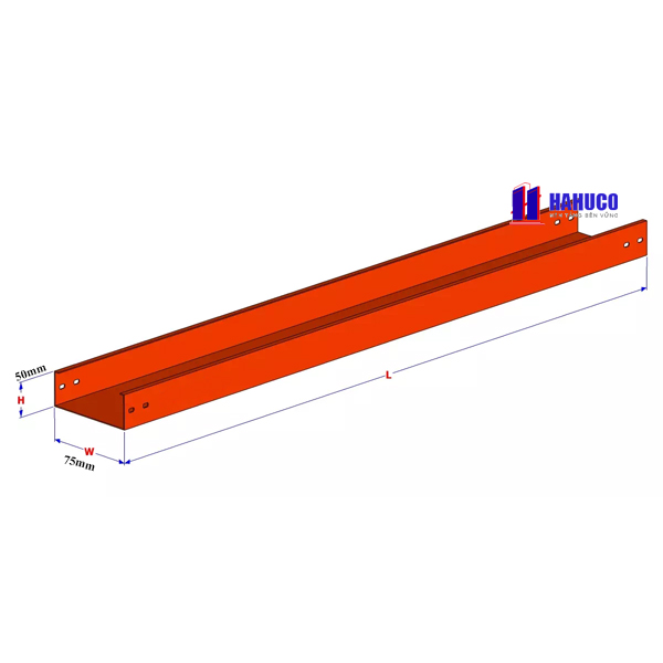 Máng cáp điện 75x50