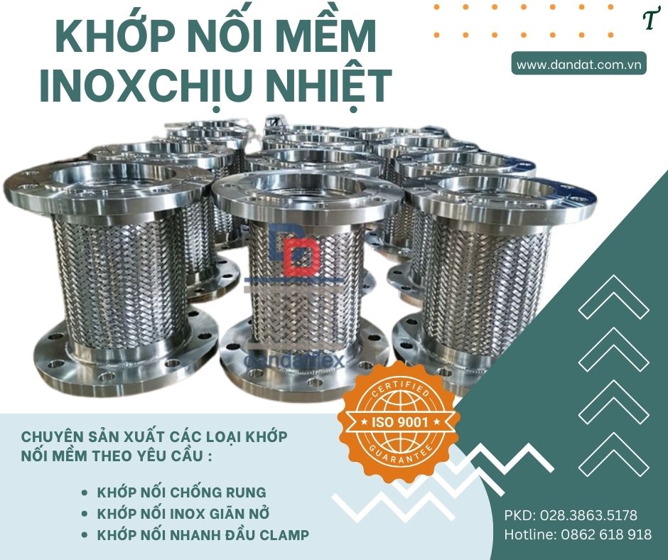 Khớp nối mềm/ Khớp nối mềm rắc co ren/ Khớp nối ren công nghiệp
