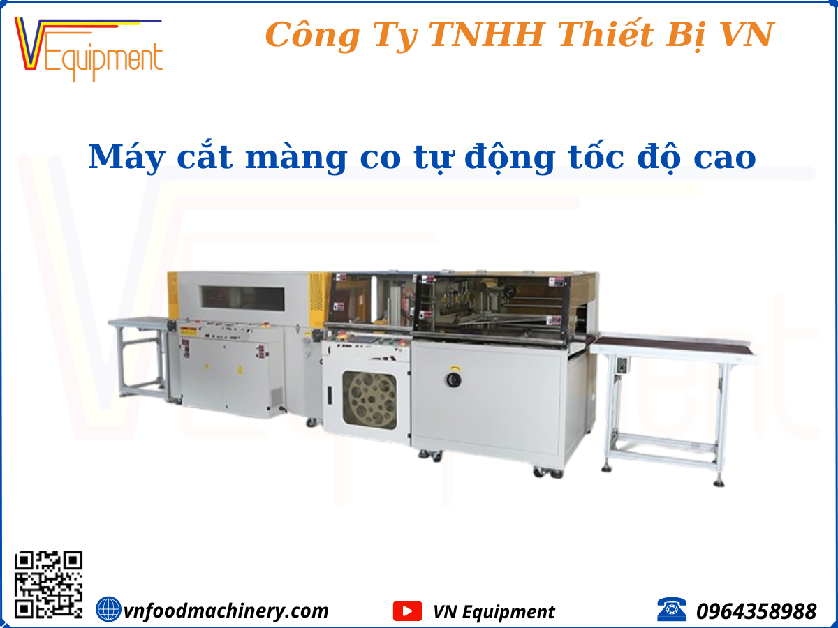 máy bọc màng co tốc độ cao - buồng co nhiệt