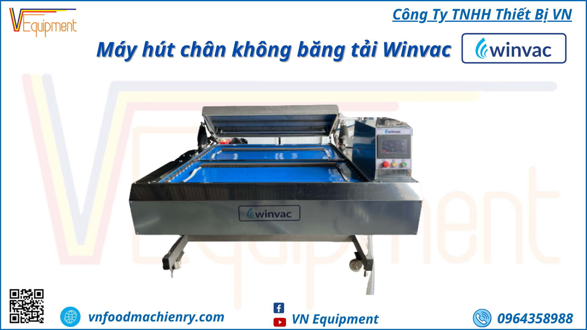 Máy hút chân không băng tải tự động winvac