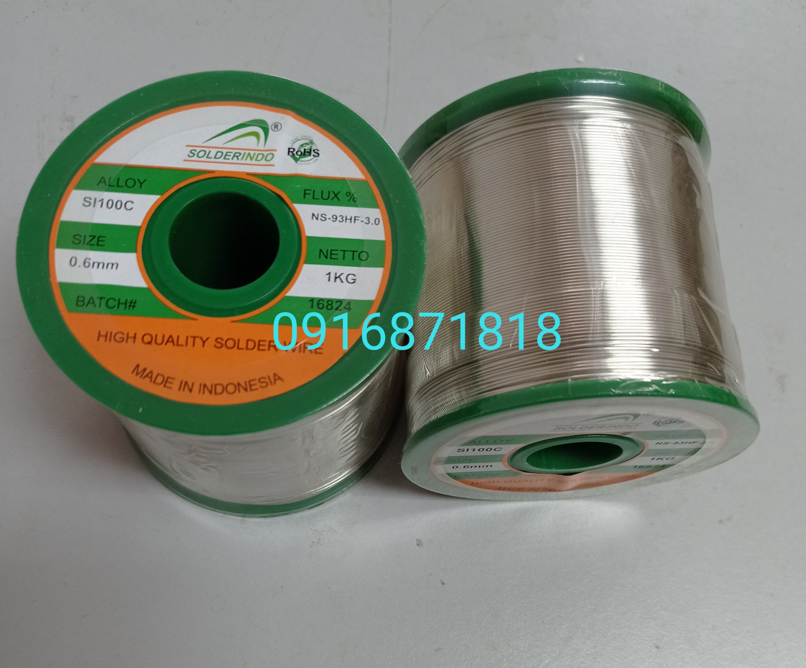 THIẾC HÀN KHÔNG CHÌ SOLDERINDO