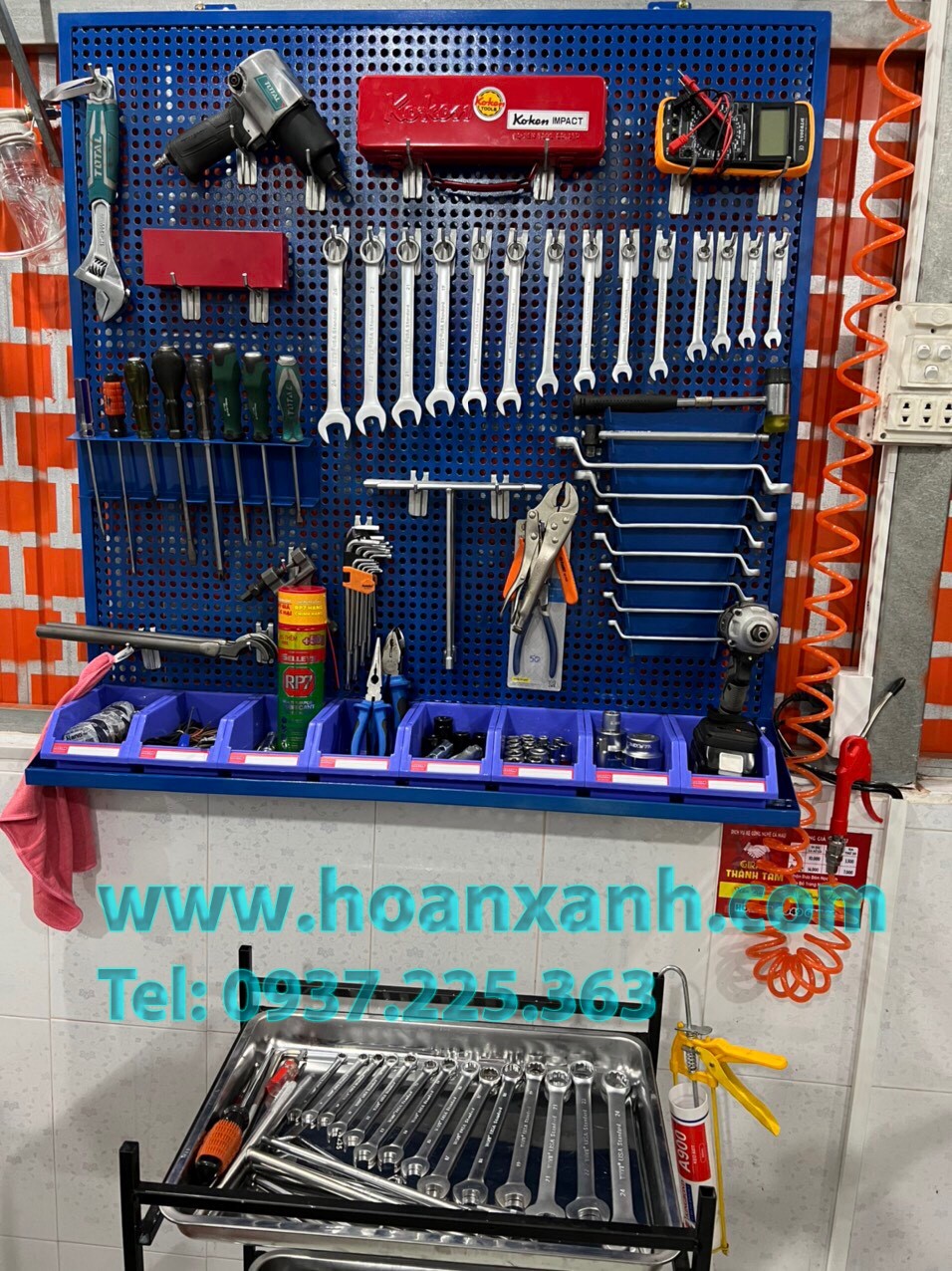 Bảng treo dụng cụ cơ khí, bảng treo đồ nghề, bảng đồ nghề cơ khí