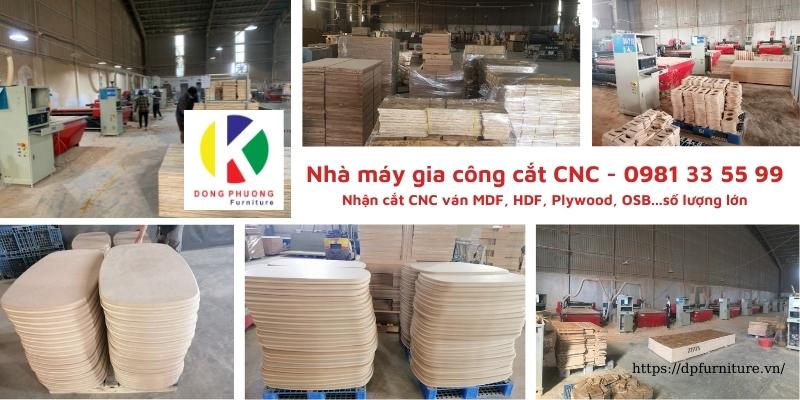 Nhà máy gia công cắt CNC ván công nghiệp số lượng lớn tại Bình Dương