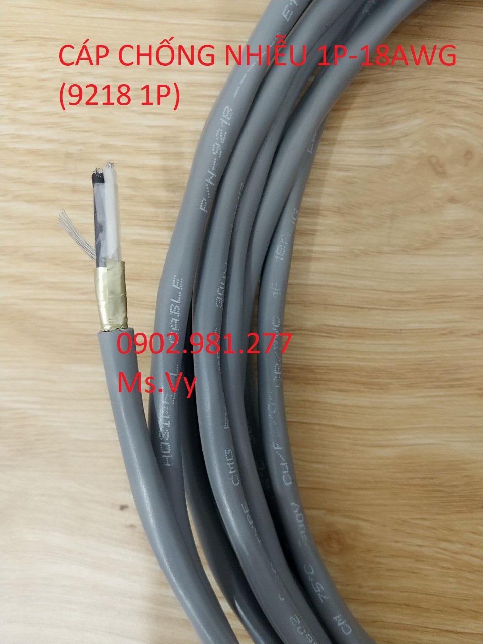 Cáp tín hiệu Hosiwell 18 AWG (P/N: 9218)