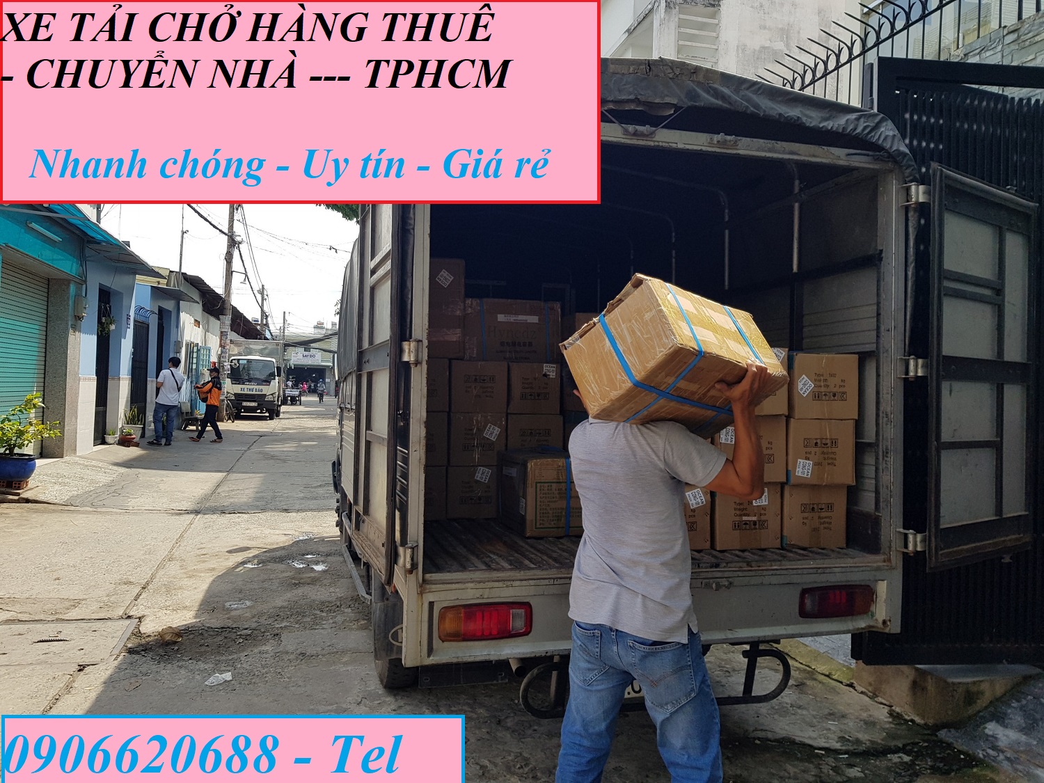 Xe tải chở hàng Bình Tân, Tân Phú, Bình Chánh