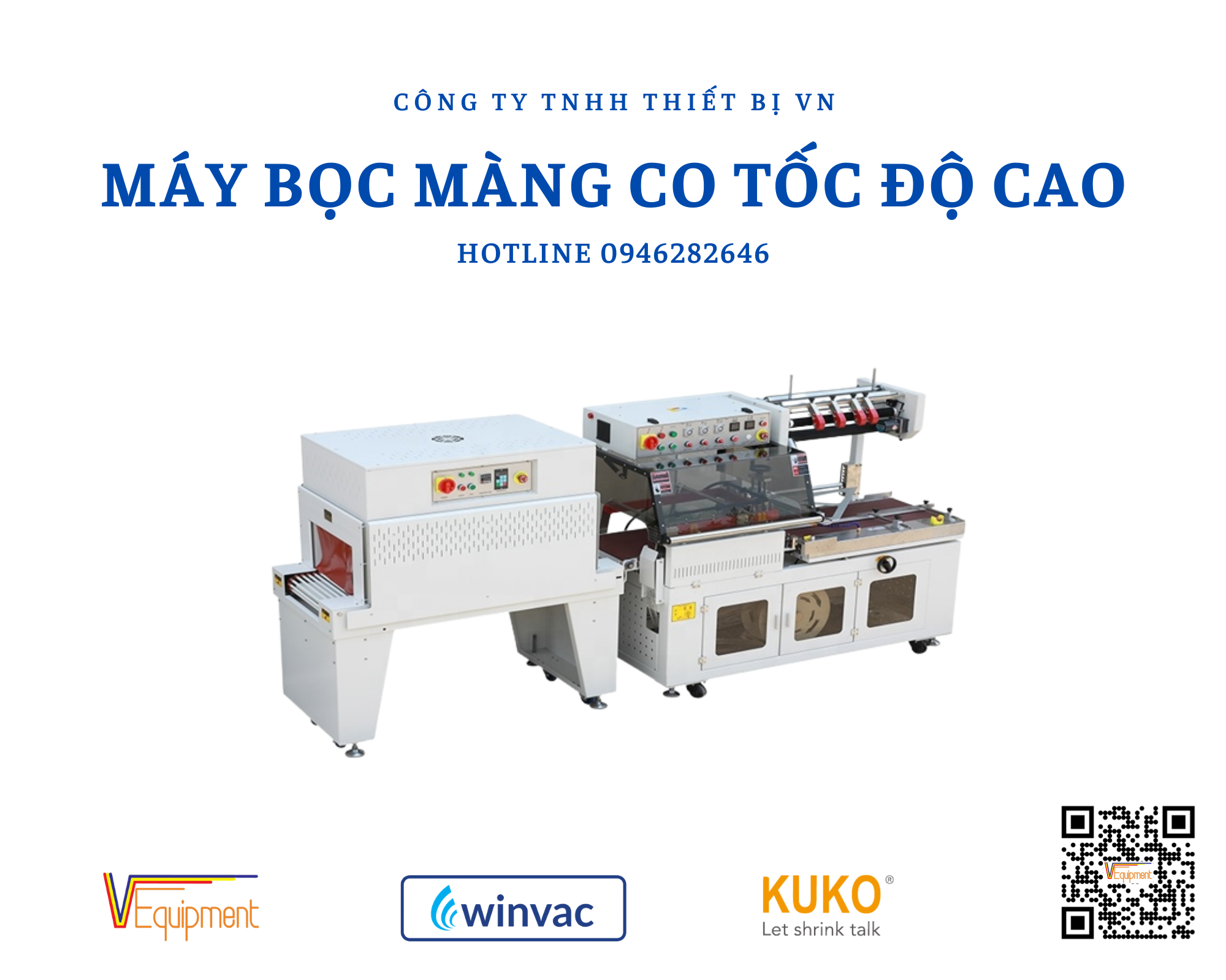 CHO THUÊ MÁY BỌC MÀNG CO POF