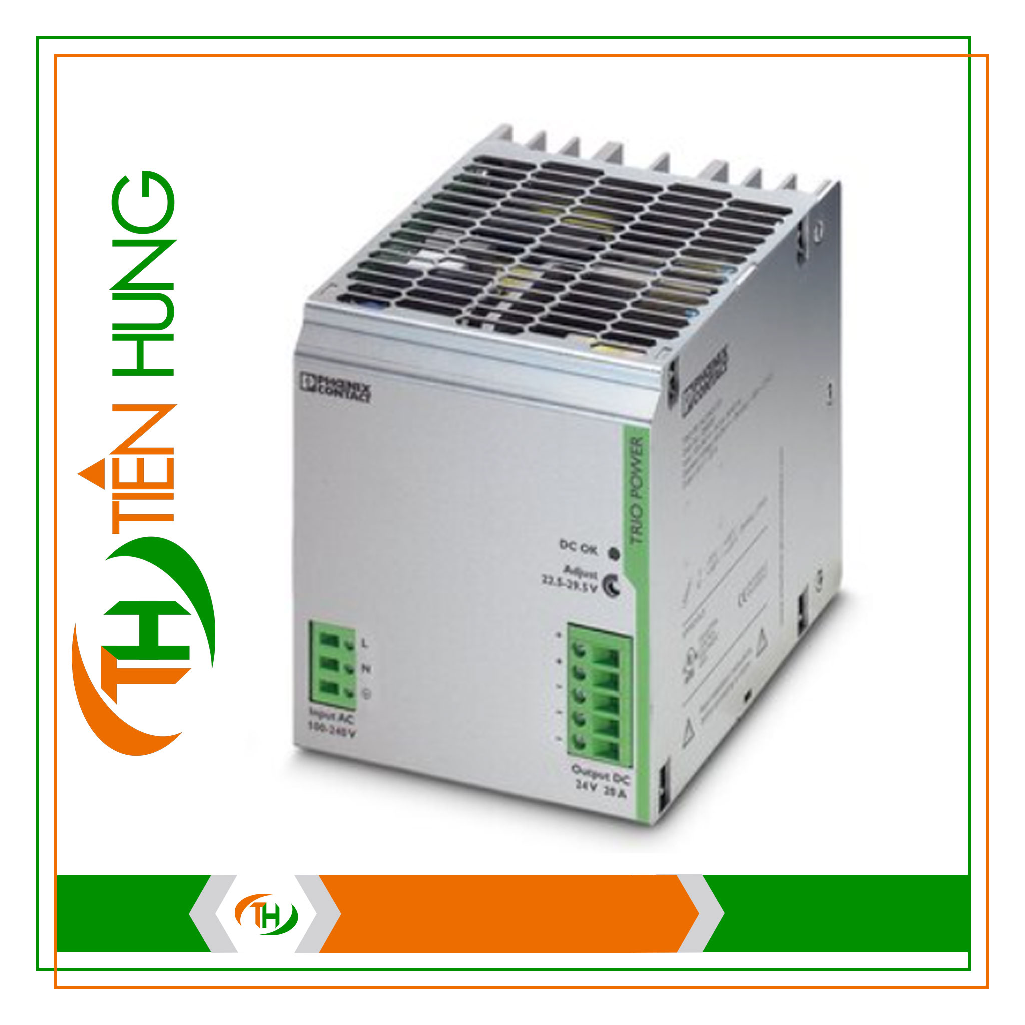 2866381 – TRIO-PS/1AC/24DC/20 – BỘ NGUỒN TRIO 1PHA 20A – PHOENIX CONTACT – TIENHUNGTECH