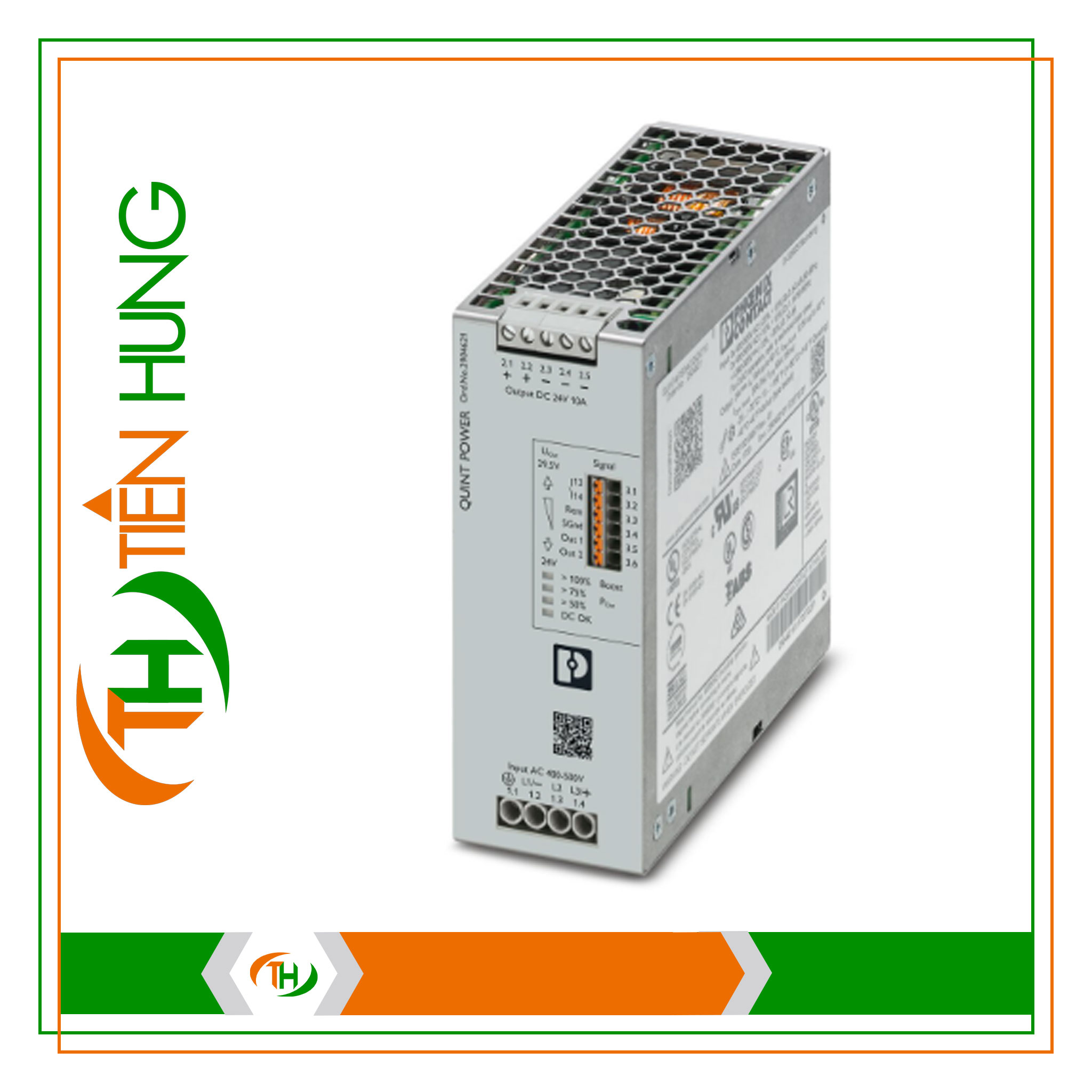 2904621 – QUINT4-PS/3AC/24DC/10 – BỘ NGUỒN QUINT4 3 PHA 10A – PHOENIX CONTACT – TIENHUNGTECH