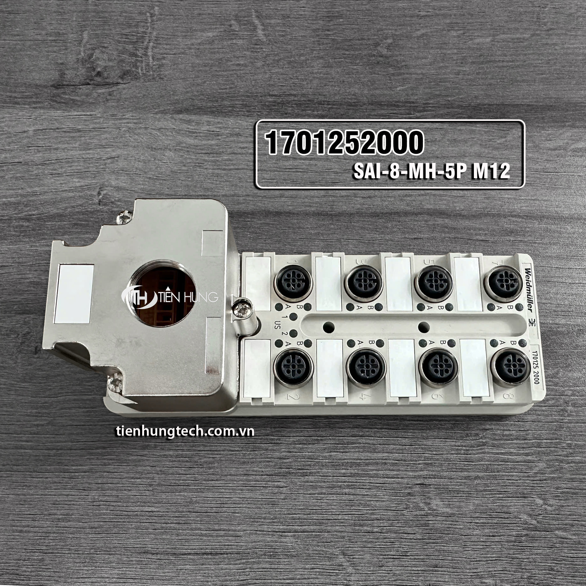 ĐẦU NỐI DÂY DẪN ĐIỆN WEIDMULLER SAI-8-MH-5P M12 – 1701252000